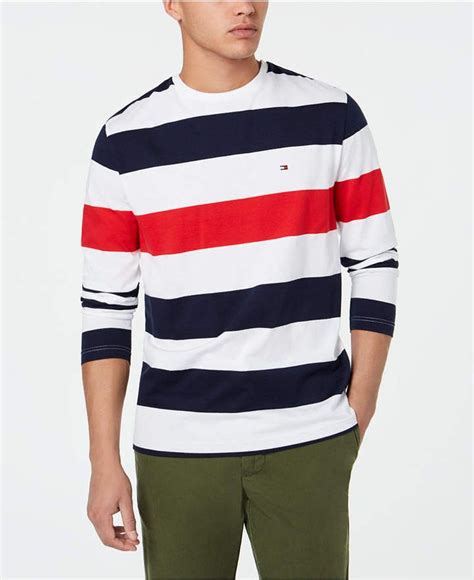 mens tommy hilfiger long sleeve shirt